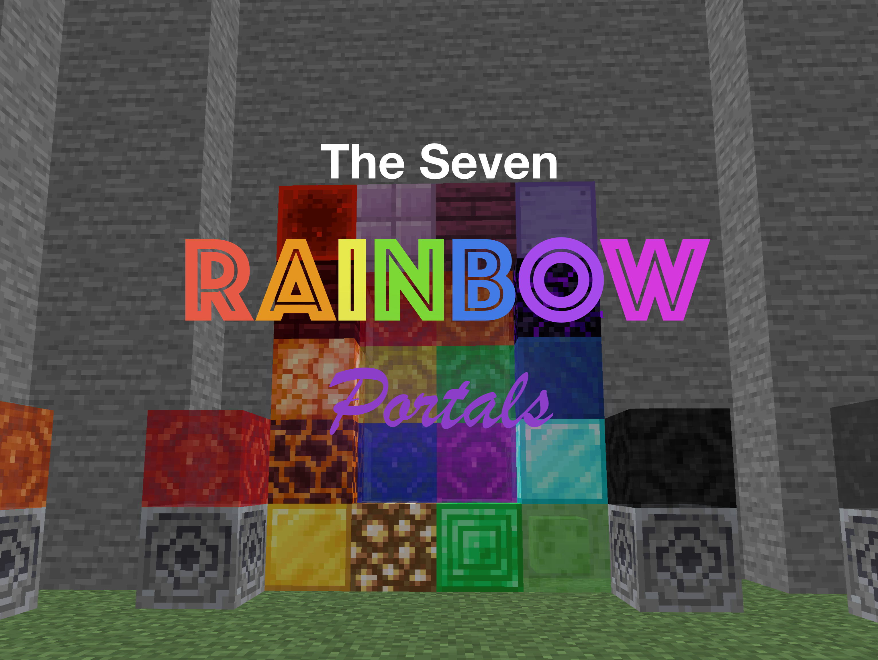 Unduh The Seven Rainbow Portals untuk Minecraft 1.16.2